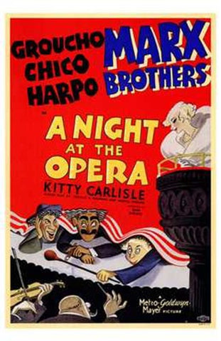 A Night At the Opera Movie Poster Print