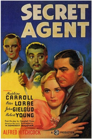 Secret Agent Movie Poster Print
