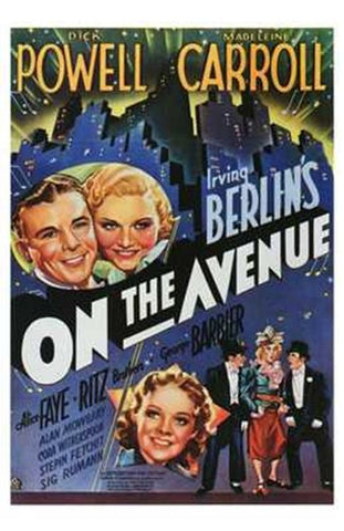on the Avenue Movie Poster Print