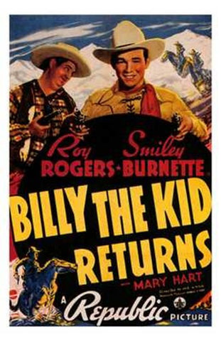 Billy the Kid Returns Movie Poster Print