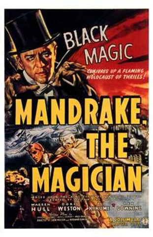 Mandrake the Magician Movie Poster Print