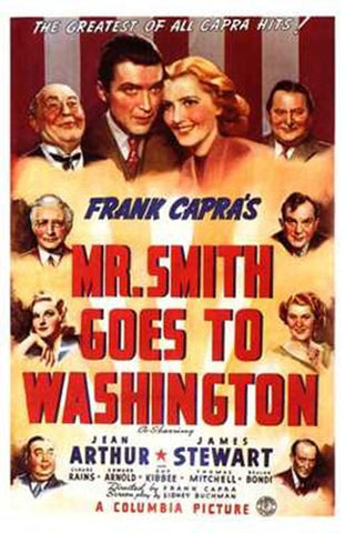 Mr Smith Goes to Washington Movie Poster Print