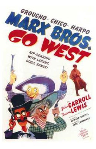 Go West Movie Poster Print