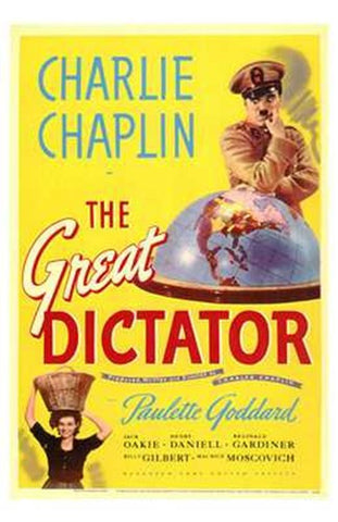 The Great Dictator Movie Poster Print