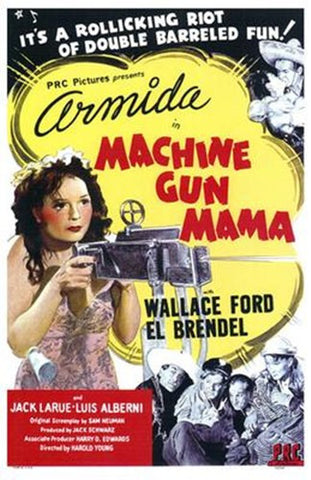 Machine Gun Mama Movie Poster Print