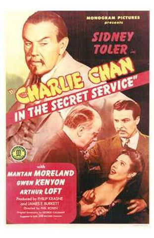 Charlie Chan in the Secret Service Movie Poster Print