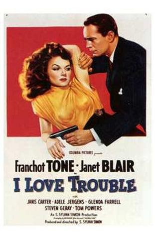 I Love Trouble Movie Poster Print