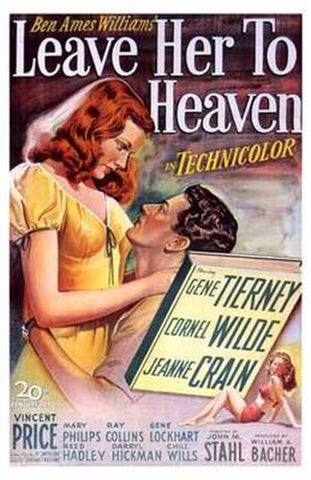 Leave Her to Heaven Movie Poster Print