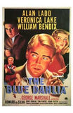 The Blue Dahlia Movie Poster Print