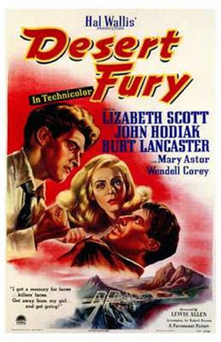 Desert Fury Movie Poster Print