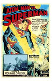 Atom Man Vs Superman Movie Poster Print