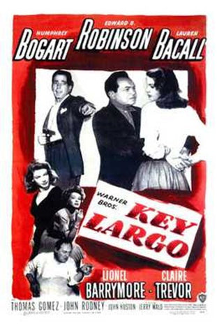 Key Largo Movie Poster Print