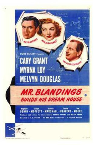 Mr Blandings Builds His Dream House Movie Poster Print
