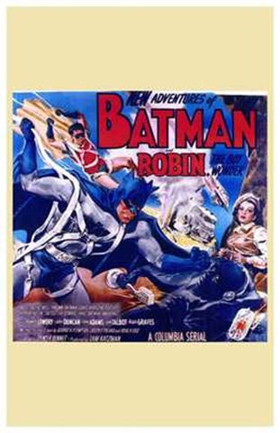 Batman and Robin Movie Poster Print