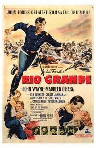 Rio Grande Movie Poster Print