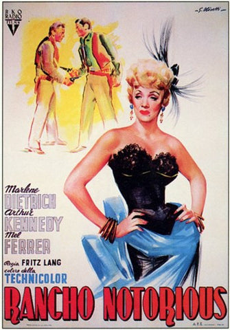 Rancho Notorious Movie Poster Print