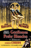 Gentlemen Prefer Blondes, c.1953 - style A Movie Poster Print
