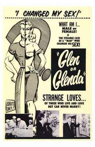 Glen or Glenda Movie Poster Print