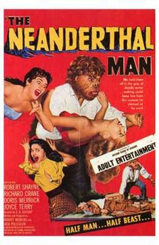 Neanderthal Man Movie Poster Print