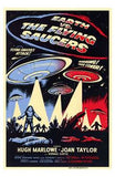 Earth Vs the Flying Saucers Movie Poster Print