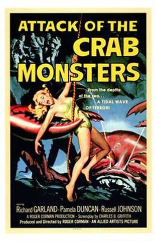 Attack of the Crab Monsters Movie Poster Print