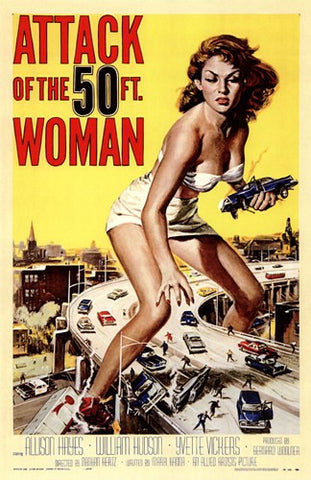 Attack of the 50 Foot Woman Movie Poster Print