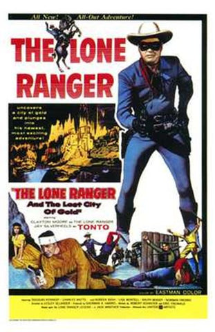 Lone Ranger and the Lost City of Gold  T Movie Poster Print