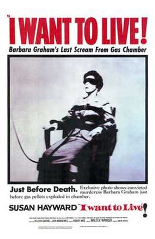 I Want to Live Movie Poster Print