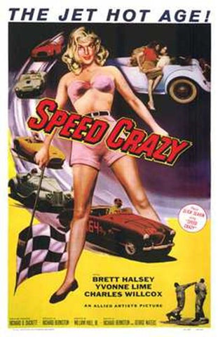 Speed Crazy Movie Poster Print