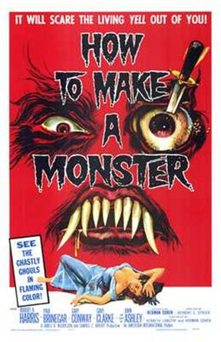 How to Make a Monster Movie Poster Print