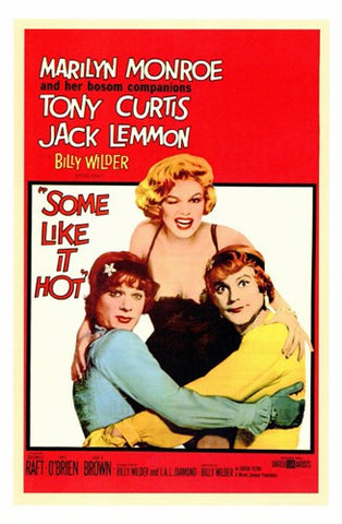 Some Like it Hot, c.1959 - style A Movie Poster Print