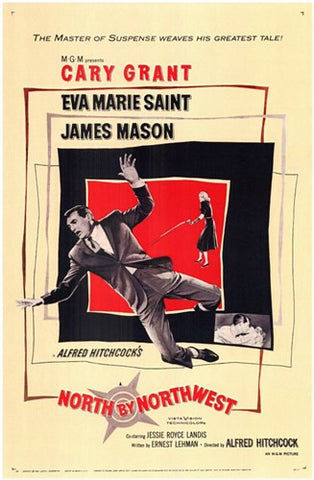 North By Northwest Movie Poster Print