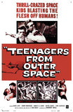Teenagers from Outer Space Movie Poster Print