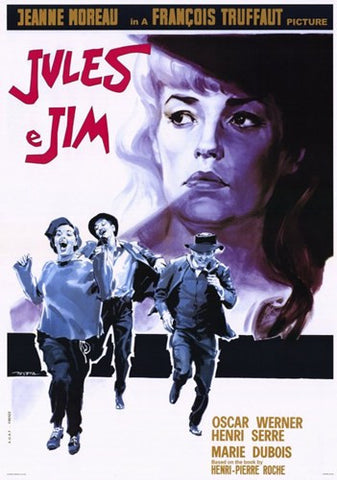 Jules and Jim Movie Poster Print