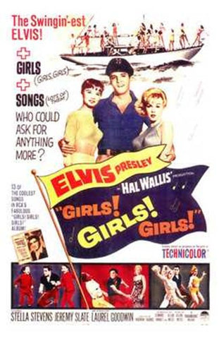 Girls! Girls! Girls! Movie Poster Print