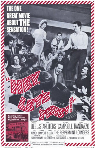 Hey Let's Twist Movie Poster Print