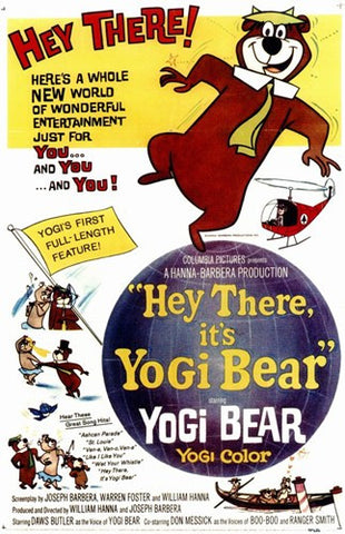 Hey There It's Yogi Bear Movie Poster Print