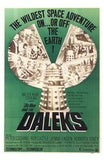 Dr Who and the Daleks Movie Poster Print
