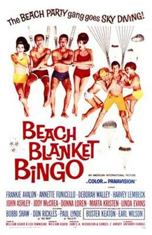 Beach Blanket Bingo Movie Poster Print