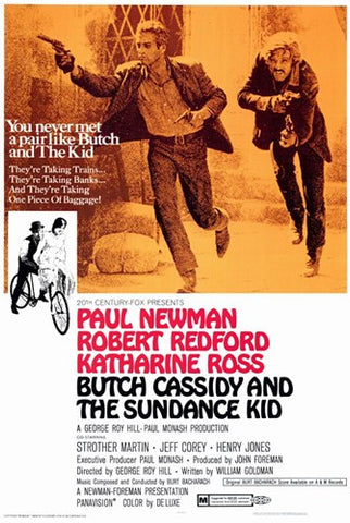 Butch Cassidy and the Sundance Kid Movie Poster Print