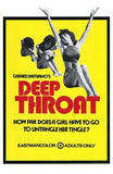 Deep Throat Movie Poster Print
