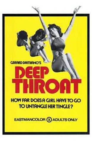 Deep Throat Movie Poster Print