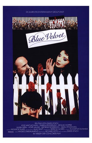 Blue Velvet Movie Poster Print