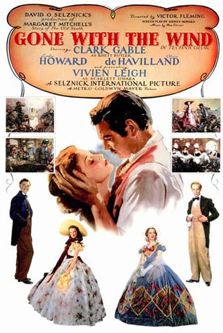 Gone with the Wind Movie Poster Print