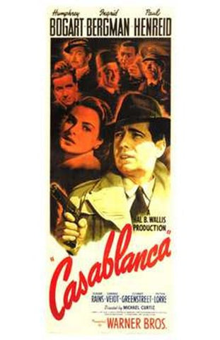 Casablanca Movie Poster Print