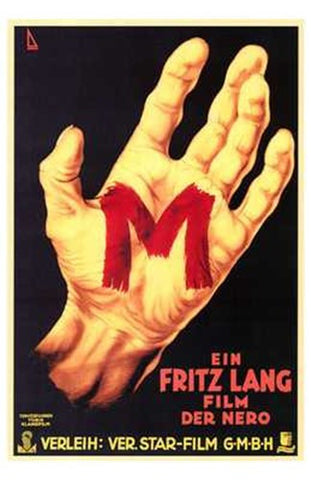 M Movie Poster Print