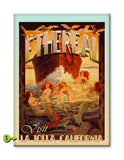 Mermaids Visit Wood 23x31
