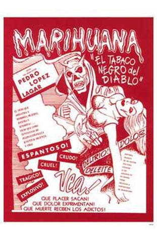 Marihuana Movie Poster Print