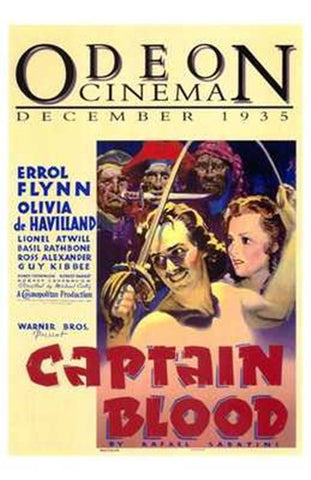 Captain Blood Movie Poster Print