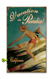 Vacation in Paradise Metal 28x48